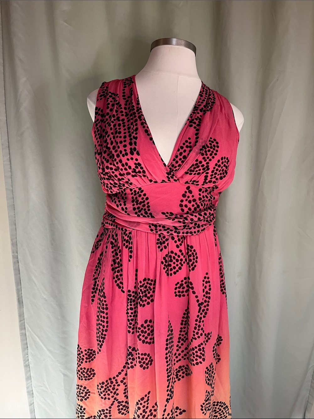 Verb by Pallavi Singhee for Anthropologie pink ombre maxi dress  Medium